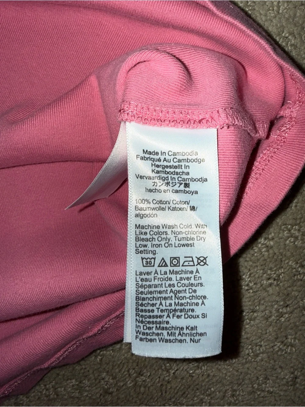 J. Crew Perfect Fit Short Sleeve T Shirt Size XS Pink